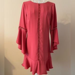 White House Black Market Dress.  Size 2 in salmon color.